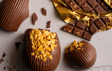 Handmade Honeycomb Easter Egg