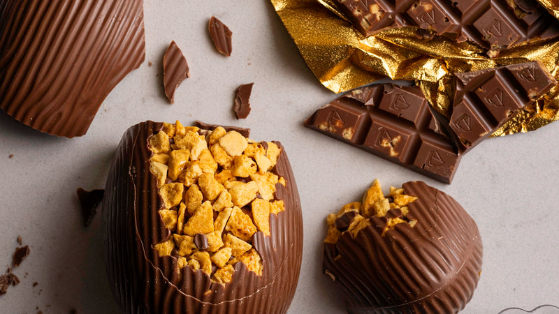 Handmade Honeycomb Easter Egg