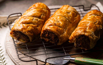 Native Pork, Caramelised Onion & Parmesan Sausage Rolls