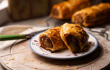 Native Pork, Caramelised Onion & Parmesan Sausage Rolls