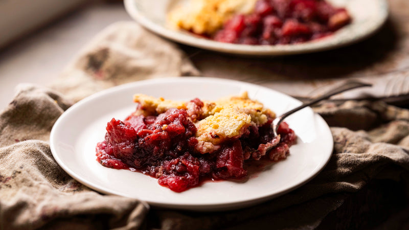 Bramley Apple & Blackberry Crumble