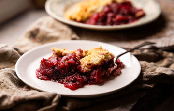 Bramley Apple & Blackberry Crumble