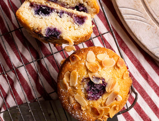 Blueberry Bakewell Tarts