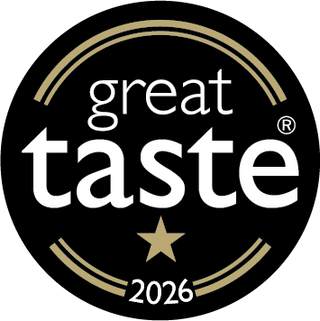 Great Taste 2024 logo with black and gold design