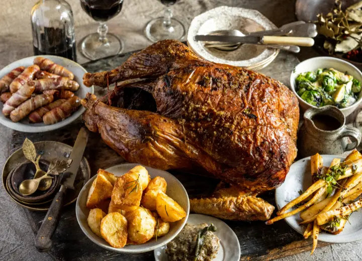 Apricot & Hazelnut Stuffed Free Range Bronze Turkey - Christmas Turkey
