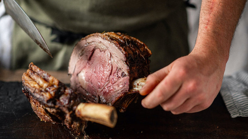 2 Bone Grass Fed Rib of Beef