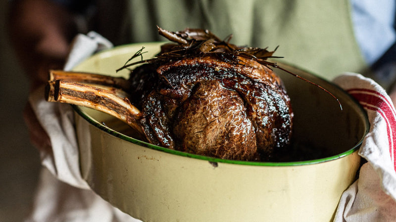 2 Bone Grass Fed Rib of Beef