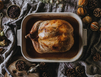 Properly Free Range Apricot & Hazelnut Stuffed Bronze Turkey