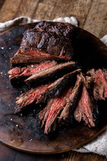 Cooked Grass Fed Beef Neck Steak