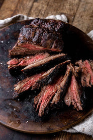 Cooked Grass Fed Beef Neck Steak