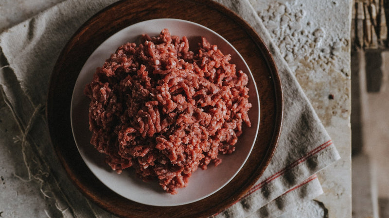 Meat box with mince, free-range chicken breast and sausages
