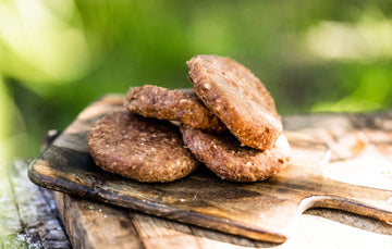 Grass Fed Beef, Blue Cheese & Red Onion Burger