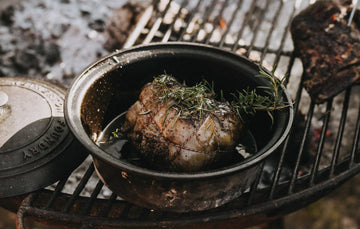 Boneless Leg Of Lamb Cooked With Rosemary