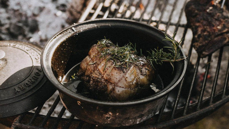 Boneless Leg Of Lamb Cooked With Rosemary
