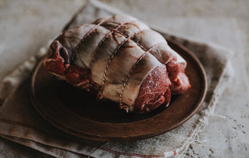 Raw grass fed Boneless Leg of Lamb