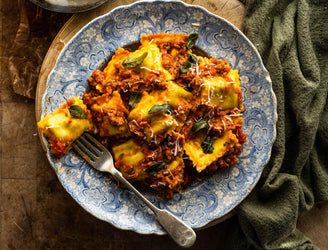 Handmade Braised Beef Ravioli