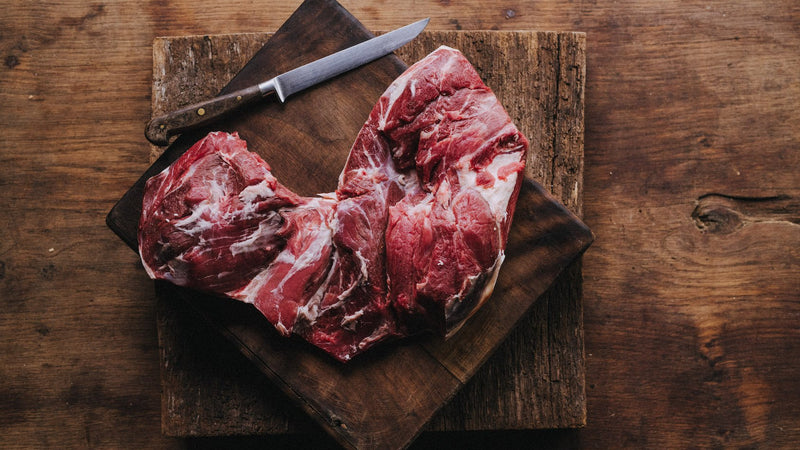 Raw Butterflied Leg of Lamb
