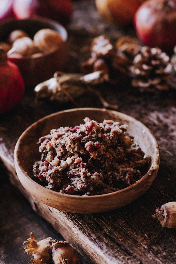 Handmade Cranberry &amp Hazelnut Stuffing