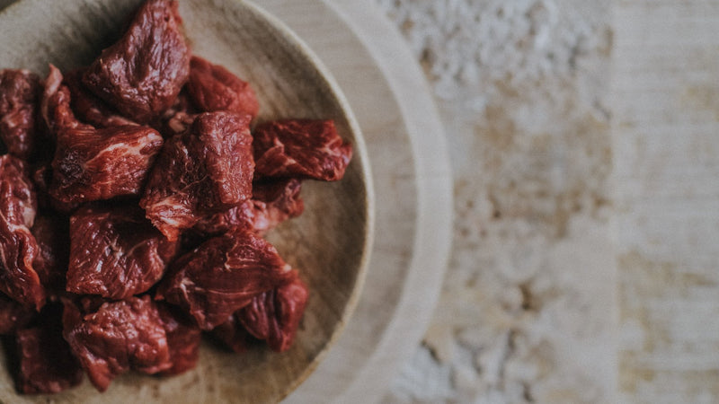Ready to cook diced lamb