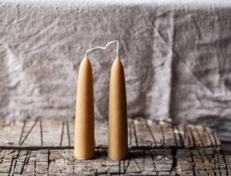 Hand Dipped Beeswax Candle, Large