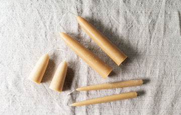 Hand Dipped Beeswax Candle, Large