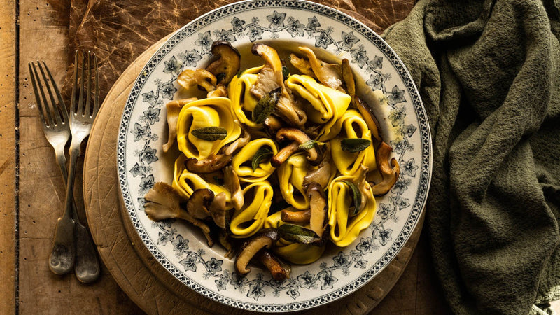 Handmade Mushroom & Cheese Tortelloni