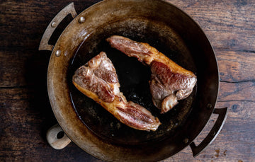 Lamb Loin Chops In The Pan