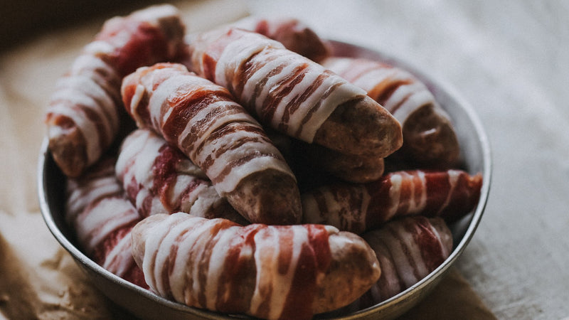 Pigs in blankets for Christmas dinner