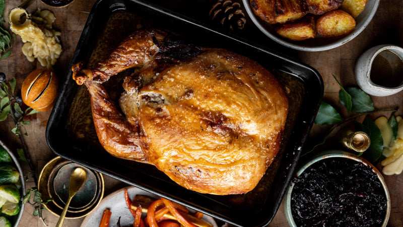 sage and onion stuffed free range bronze turkey