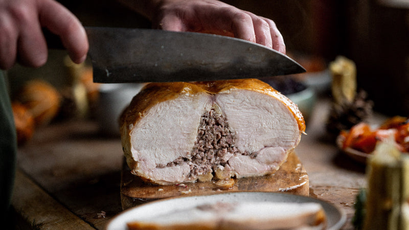 sage and onion stuffed free range bronze turkey