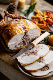 sage and onion stuffed free range bronze turkey