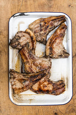Cooked native breed pork chops