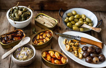 Rockfish Lyme Bay Tinned Mussels Escabeche