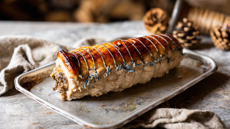 Easily prepare our Free Range Christmas Turkey Breast stuffed with Cranberry
