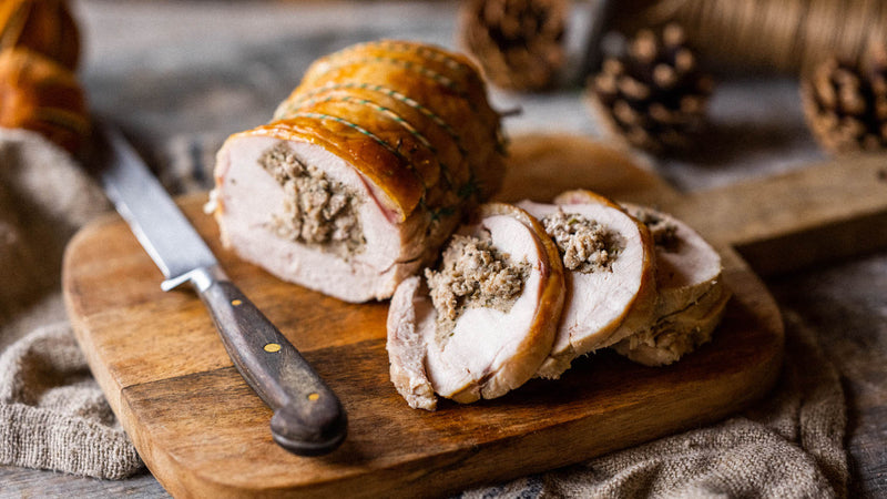 Enjoy Free Range Turkey Breast Stuffed with Sage & Onion