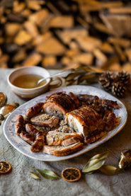 Properly Free Range Turkey Breast stuffed with Sage & Onion Sausagemeat Stuffing