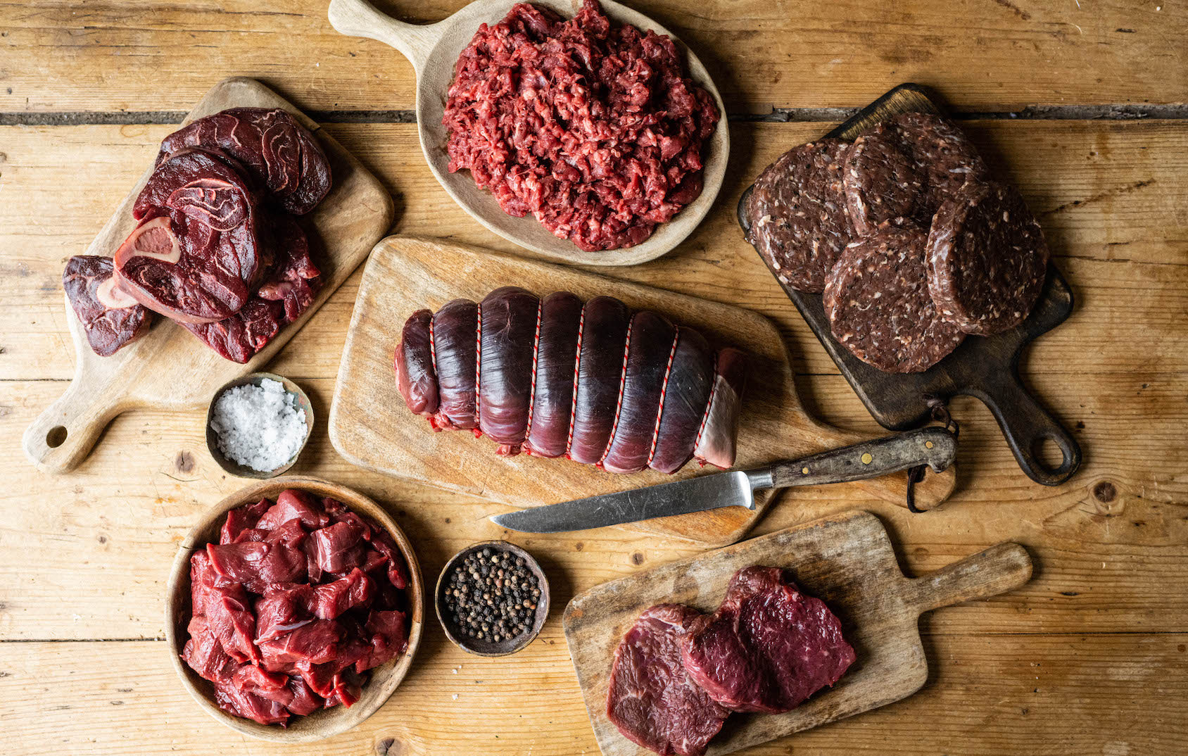 Venison Meat Box | Venison Haunch, Burgers, Mince | Edenmoor (formerly ...