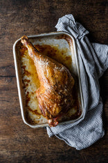 Free Range Bronze Turkey Leg, Slow-Grown and Hand-Plucked.