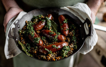 Native Breed Plain Pork Sausages. Expertly Seasoned For a Rich, Natural taste, Made The Natural Way