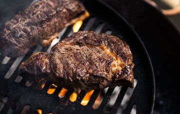 Flame Grilled 100% Grass Fed Ribeye Steak, Delivered Frozen For Maximum Freshness.