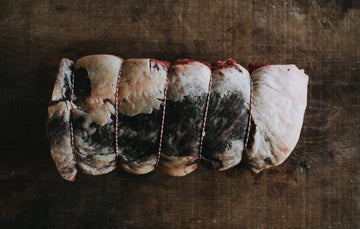 Whole Grass-Fed Beef Silverside Joint Ready For Roasting, Known For Its Lean Meat And Rich, Savoury Flavour.
