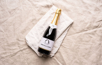 A bottle of Swanaford Classic Cuvée sparkling wine.