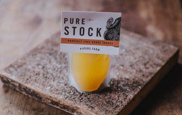 properly free range pure turkey stock