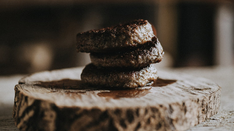 Wild venison burgers