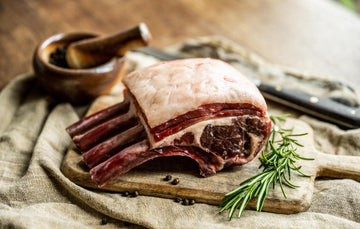 Dry Aged Rack of Lamb Ready To Cook From Pipers Farm